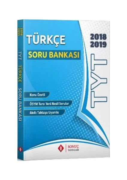 Sonuç Yayınları  TYT  Türkçe Soru Bankası