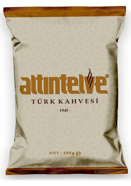 Öğütülmüş Taze Çekilmiş Türk Kahvesi 100 gr