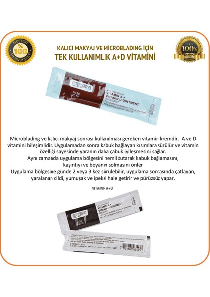 Kalıcı Makyaj İçin Vitamin Kremi 5 Gr. 15 Adet