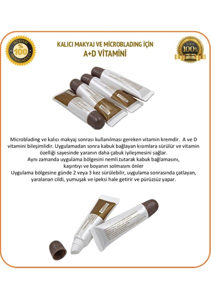 Kalıcı Makyaj İçin Vitamin Kremi 8 Gr. (10 Adet)