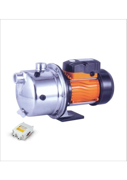 Jet D-Jdtm-100 1 Hp 1" Tek Kademe Kendinden Emişli Paslanmaz Çelik Jet Santrifüj Pompa