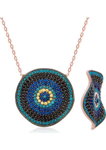 Gumush Gümüş Nazar Bayan Kolye