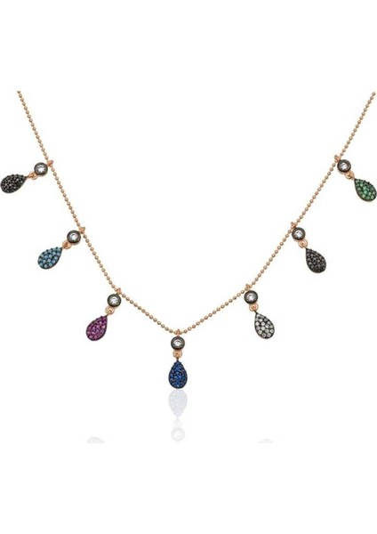 Gümüş Renkli Bayan Kolye