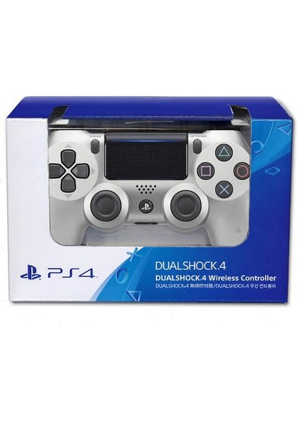 PS4 Dualshock 4 V2 Gamepad Yeni Nesil Kol Silver   Teşhir