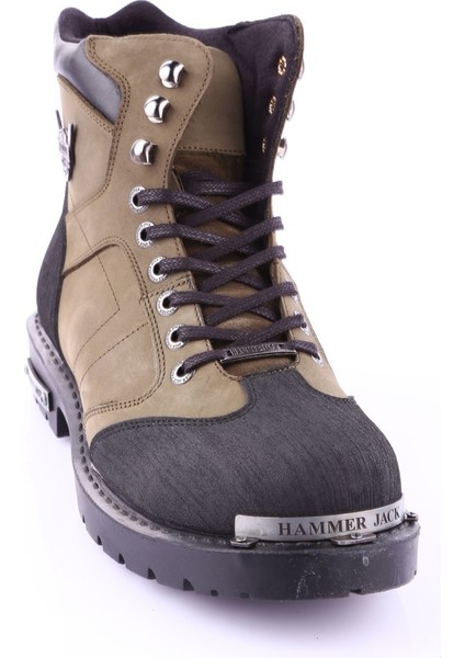 Hj-102-17400-M Erkek Merdane Bot Kahve Nubuk