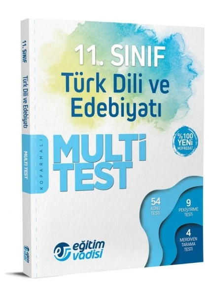 Eğitim Vadisi Yayınları 11.Sınıf Türk Dili Ve Edebiyatı Multi Test