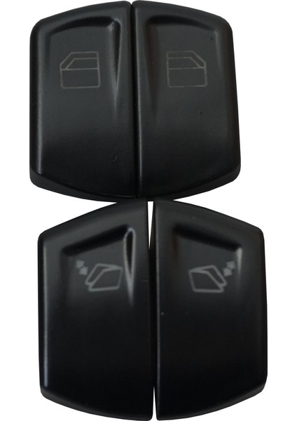 EDP671+ EDP81 Mercedes W639 Vito Viano İçin 4 Adet Ön Sol Arka Camlar Düğme Tamir Kapağı