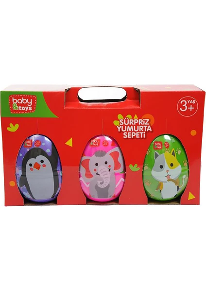 Baby Toys 3'lü Yumurta Oyun Hamuru