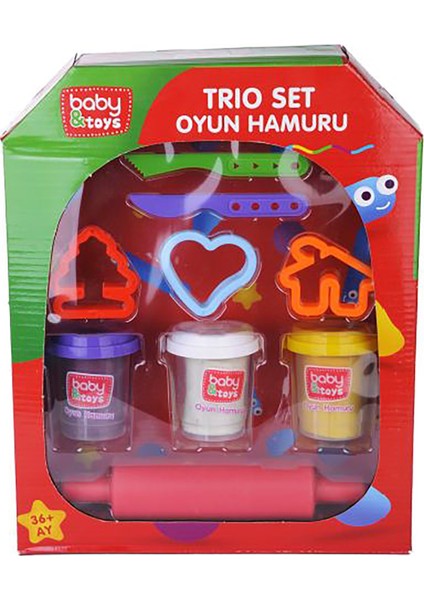 Trio Oyun Hamuru Set