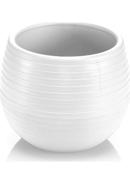 Elvan Saksı (Kaktüs Saksısı) Beyaz, 0,13 Litre