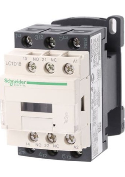 Lc1D18M7 - D Serisi 7,5Kw 18A 220V Ac Kontaktör