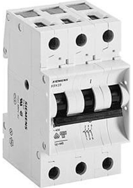 5Sq2370-2Ya10 - 3X10A C Tipi 3Ka Otomatik Sigorta - 55Mm