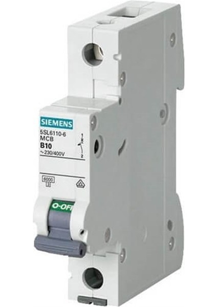 5Sl6116-7 - 1X16A C Tipi 6Ka Otomatik Sigorta - 70Mm