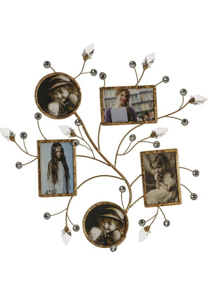Saga Kristal Metal Fotoğraf Çerçevesi