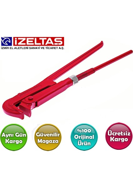 Maşalı Boru Anahtarı 3" (3 Parmak)