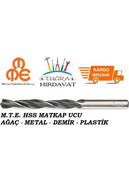 Hss Demir Metal Ağaç Plastik Matkap Ucu 2,5 Mm
