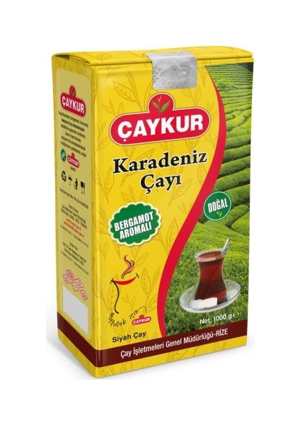 Karadeniz Çayı 1000 gr Bergomatlı