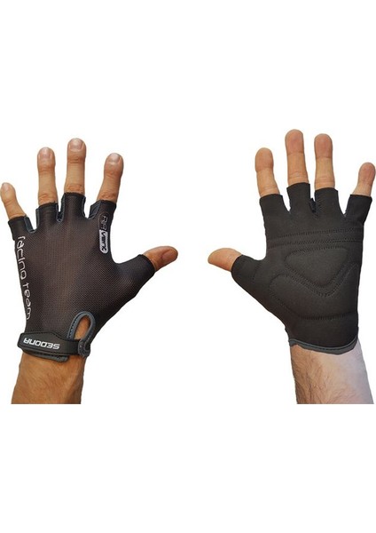 Kısa Parmak Eldiven SD-0910 Siyah-Gri XL