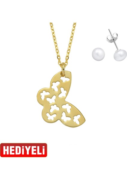 AltınSepeti Kelebek Altın Kolye AS1420GKL