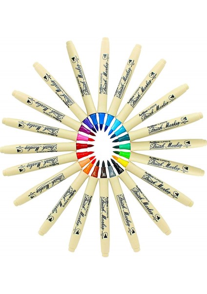 Supreme Brush Marker Koyu Kırmızı