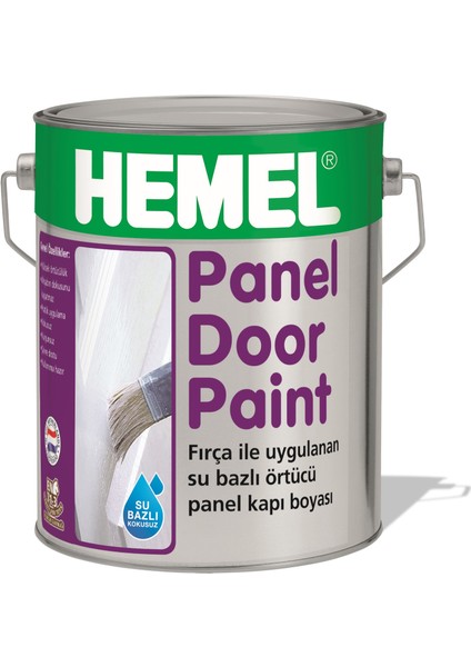 Panel Door Paint 2.5 Lt Beyaz Su Bazlı Panel Kapı Boyası