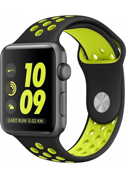 Akıllıphone Ally Apple Watch Uyumlu İçin 38Mm Nike Style Soft Silikon Kayış