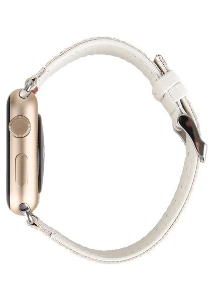Ally Apple Watch Uyumlu İçin 1,2,3 42Mm Canvas Dokuma 3 Renk Kayış Kordon