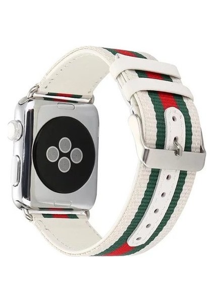 Akıllıphone Ally Apple Watch Uyumlu İçin 1,2,3 38Mm Canvas Dokuma 3 Renk Kayış Kordon