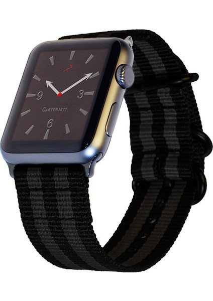 Akıllıphone Ally Apple Watch Uyumlu İçin 42Mm 1,2,3 Nylon Kayış 3 Tokalı
