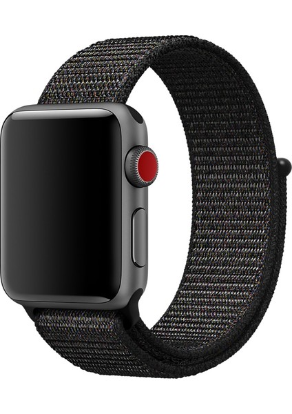 Ally Apple Watch Uyumlu İçin 42Mm 1,2,3 Nylon Loop Kayış,Kordon