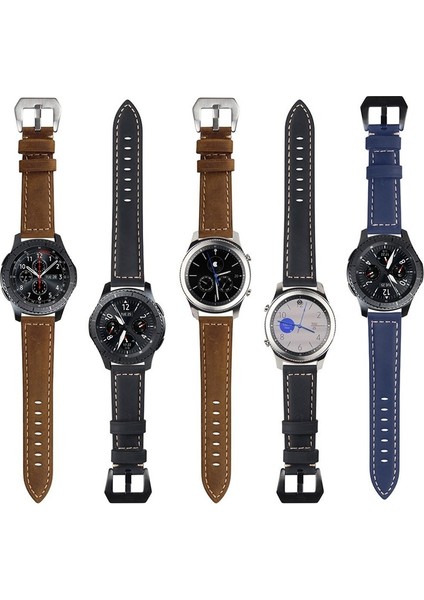 Ally Gear S3 Retro Koyu Deri Kordon Kayış