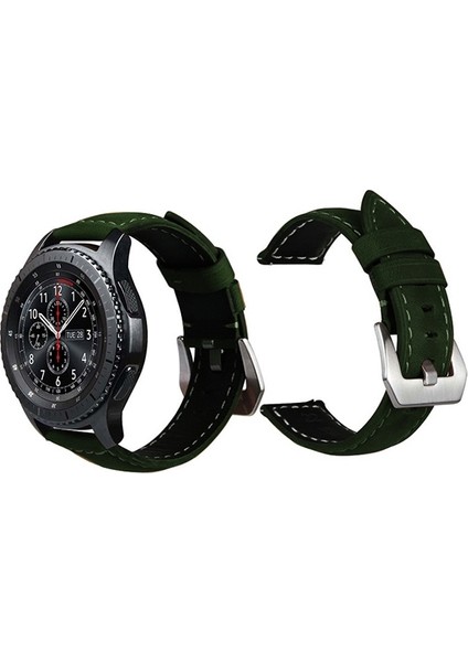 Ally Gear S3 Retro Koyu Deri Kordon Kayış