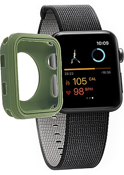 Apple Watch Uyumlu 42Mm 2,3 Ultra Koruma Soft Silikon Kılıf