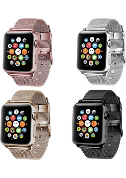 Akıllıphone Ally Apple Watch Uyumlu İçin 42 1,2,3 Çelik Klasik Toka Kayış Kordon