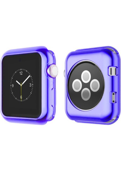 Ally Apple Watch Uyumlu İçin 38Mm 1,2,3 Ultra Slim Parlak Bumper Tpu Kılıf