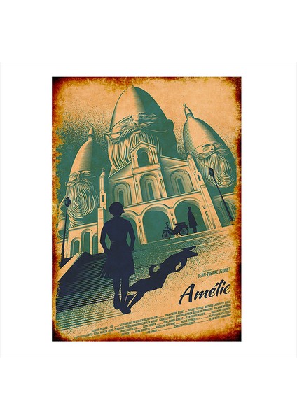 Ahşap Tablo Amelie Film Afişi