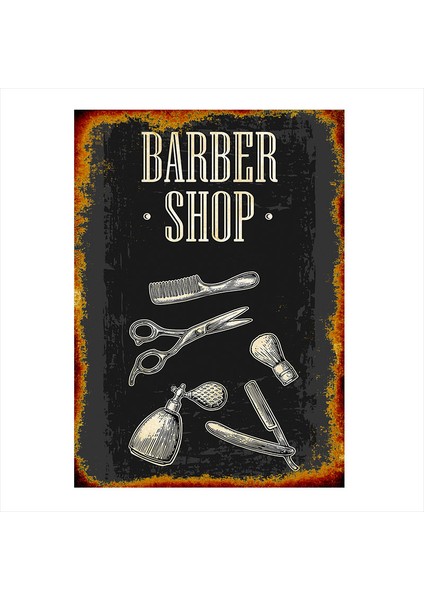 Ahşap Tablo Berberler İçin Tablo
