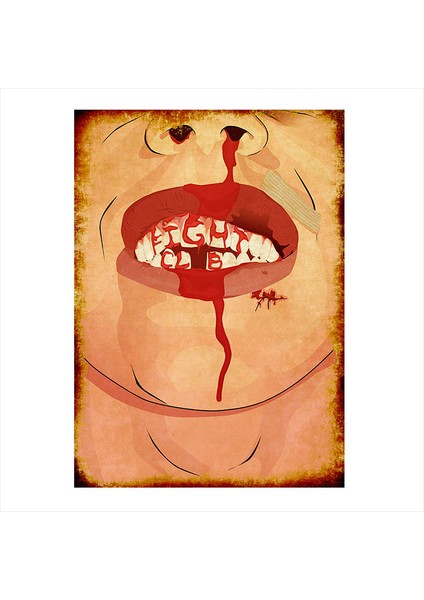 Ahşap Tablo Fight Club Dövüş Kulübü