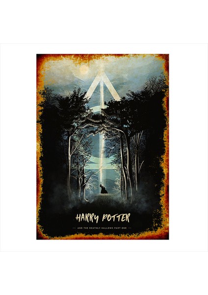 Tablomega Ahşap Tablo Harry Potter Posteri