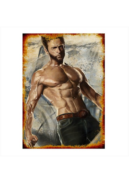 Ahşap Tablo Wolverine