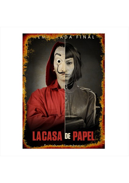 Ahşap Tablo La Casa De Papel Tokyo