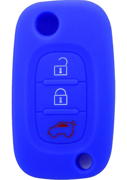 Renault Fluence Anahtar Koruyucu-2010-2016 Mavi