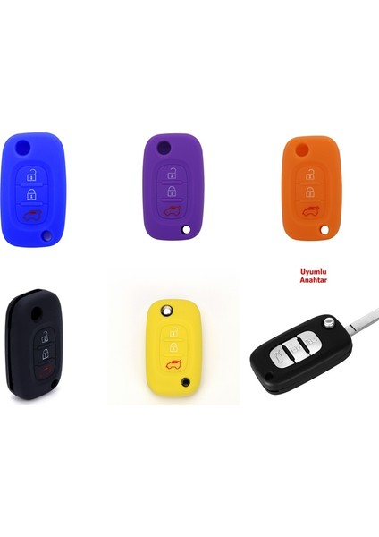 Renault Fluence Anahtar Koruyucu-2010-2016 Mavi fiyatları