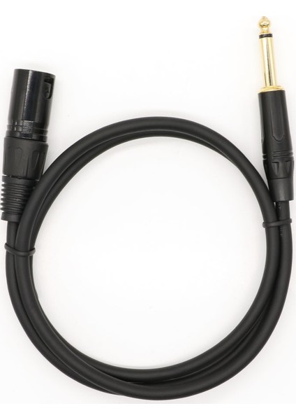 Enstrüman Gitar Kablosu Xlr 3 Pin Erkek 6.35Mm Erkek Mono Kablo 2 Metre Yüksek Kaliteli Kablo