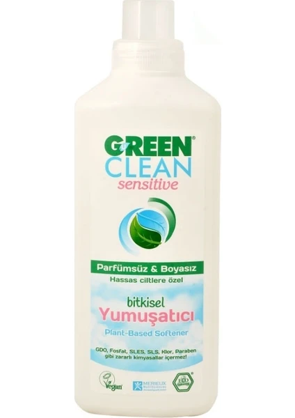 U Green Clean Sensitive Bitkisel Yumuşatıcı 1000 ml