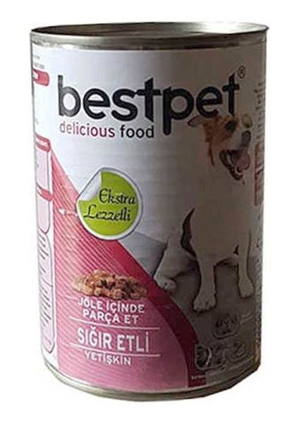 Adult Beef Dana Etli Yetişkin Köpek Konservesi 415 gr 10 Adet