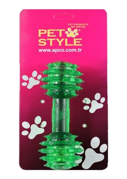 Pet Style Çıngıraklı Dumbell Yeşil