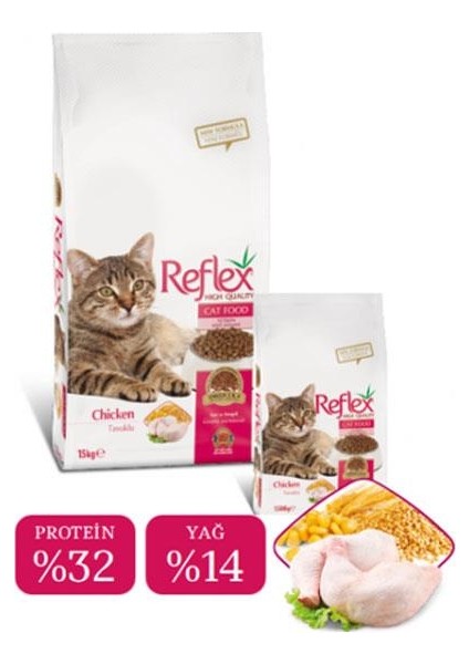 Tavuklu Yetişkin Kedi Maması 1 kg - Özel Paket