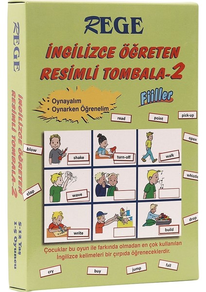 İngilizce Öğreten Resimli Tombala 2 fiyatları