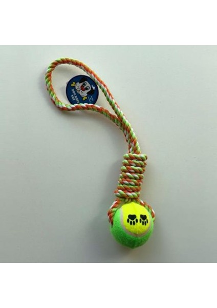 Dr Sacchi PT133 Köpek Oyuncağı Diş İpi Tenis Toplu 32Cm